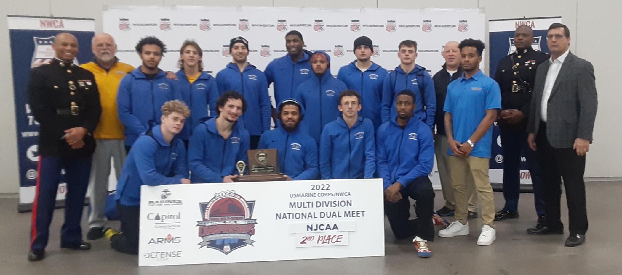 NCCC takes second place at National Duals