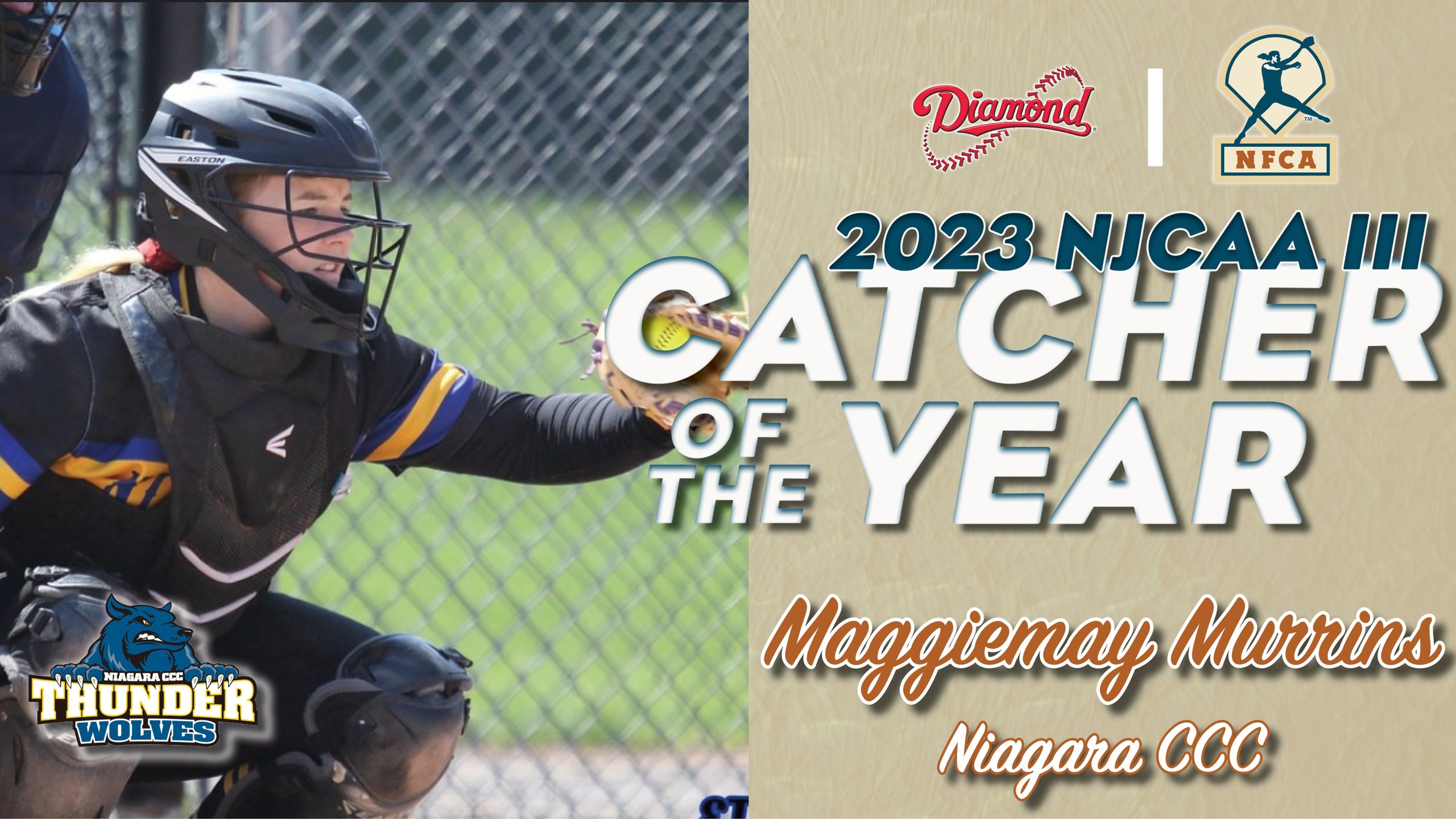 Murrins named Catcher of the Year